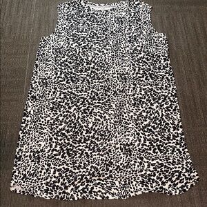 Maurices Black and White 24/7 Sleeveless Dress